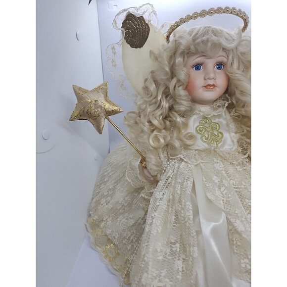 Angel Doll 24"+ Animated Wings & Arms Move Motionette - WORKING Beautiful - Picture 3 of 16